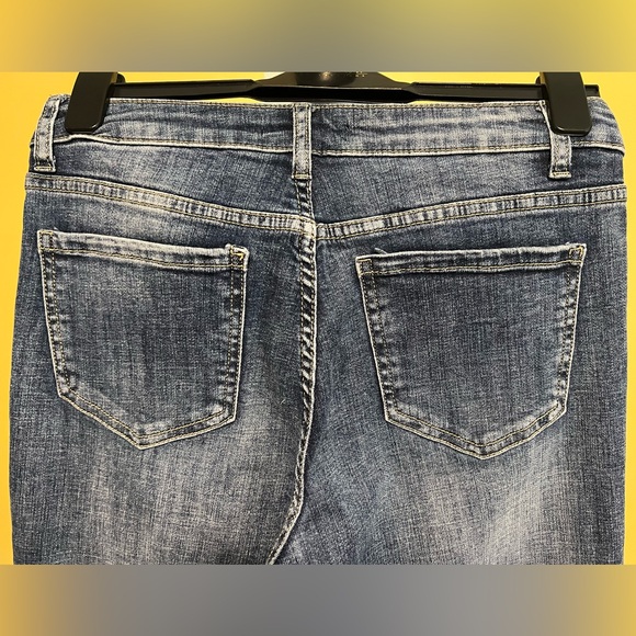 Melanie Lyne embellished ankle-length jeans - size 8 - Picture 5 of 8